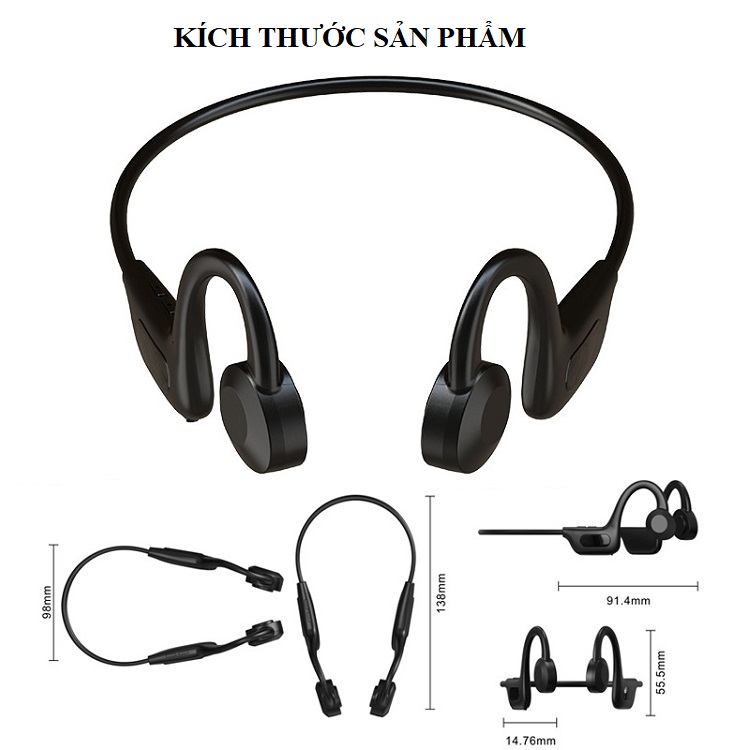 Tai Nghe Bluetooth Thể Thao M1 - Tích Hợp Khe Cắm Thẻ Nhớ TF Nghe Nhạc Không Cần Bluetooth - Hiệu Ứng Âm Thanh Nổi Sống Động