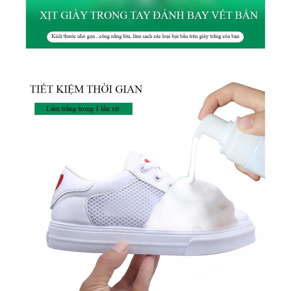 Chai vệ sinh giày xịt bọt làm sạch giày Sneaker cao cấp Hando 300ml