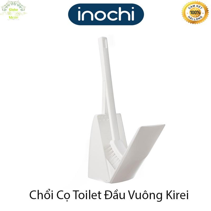 Chổi Cọ Toilet Đầu Vuông Kirei INOCHI Có Hộp Và Không Hộp