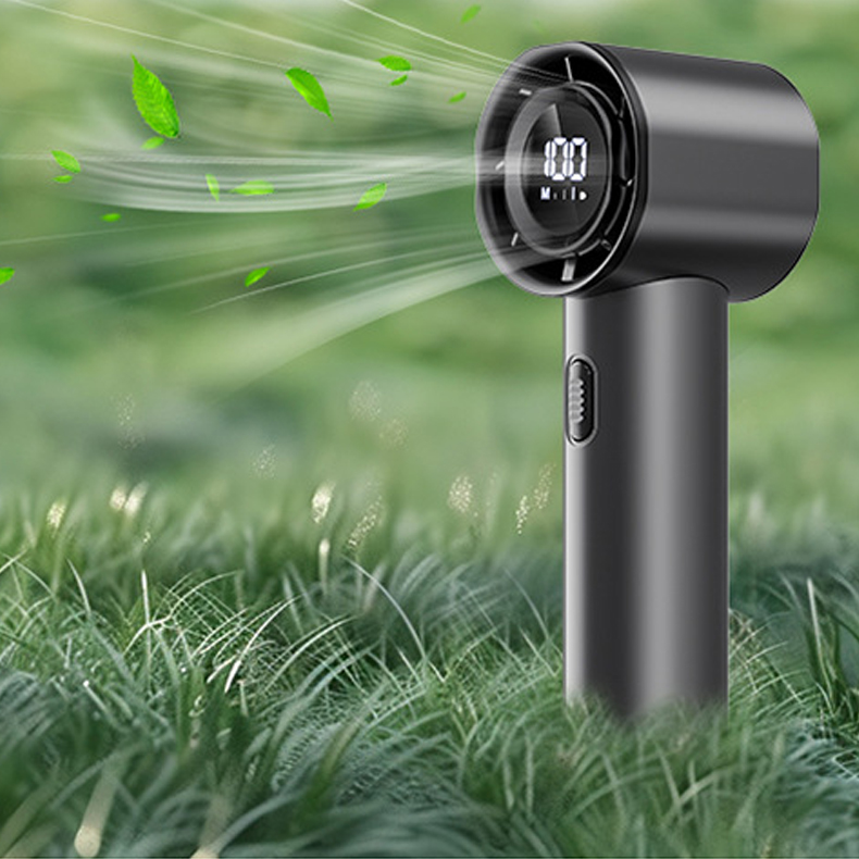 Mùa Hè Quạt Nhỏ Cầm Tay Di Động Không Lưỡi Quạt Mini Sạc Tích Điện 100 Cấp Độ Điều Chỉnh Với Quạt Làm Mát Gió Mạnh