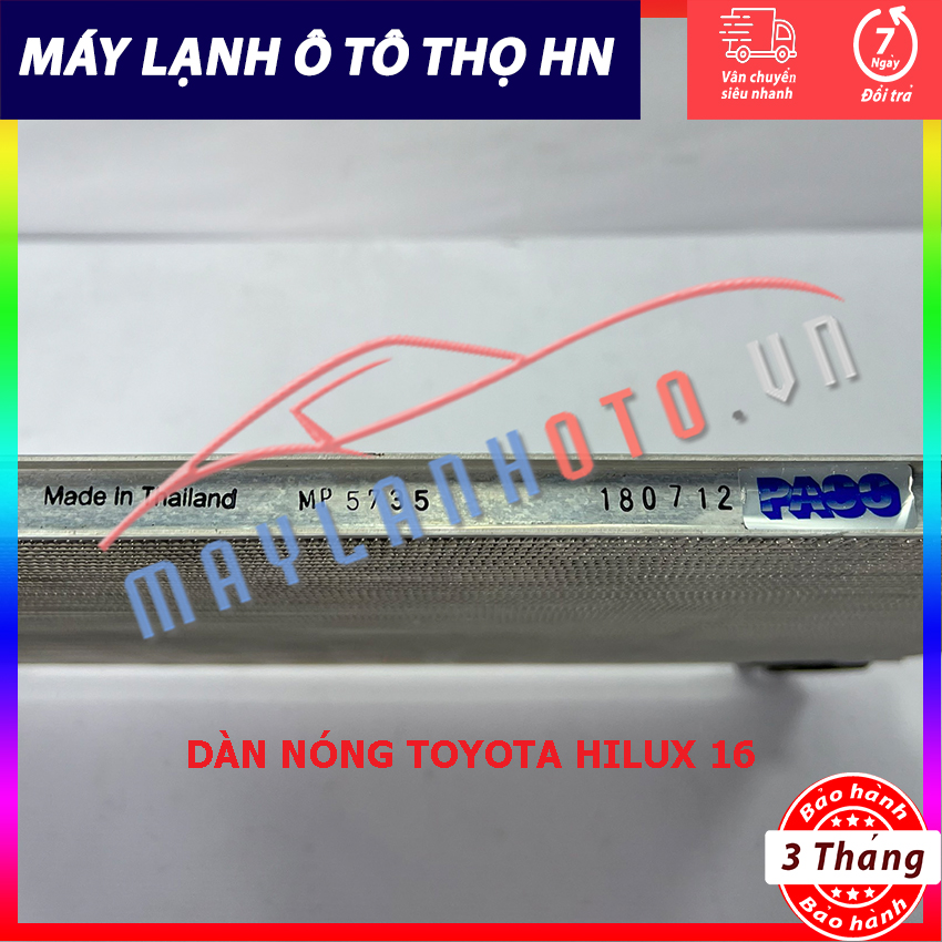 Dàn nóng Toyota Hilux 2016 Hàng xịn Thái Lan