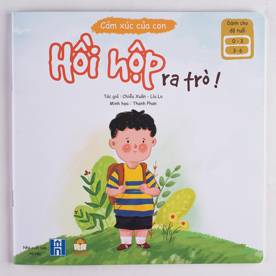 Sách thơ cho bé - Bộ Cảm Xúc Của Con  - Truyện tranh cho trẻ tập nói, mầm non 0-1-2-3-4-5-6 tuổi