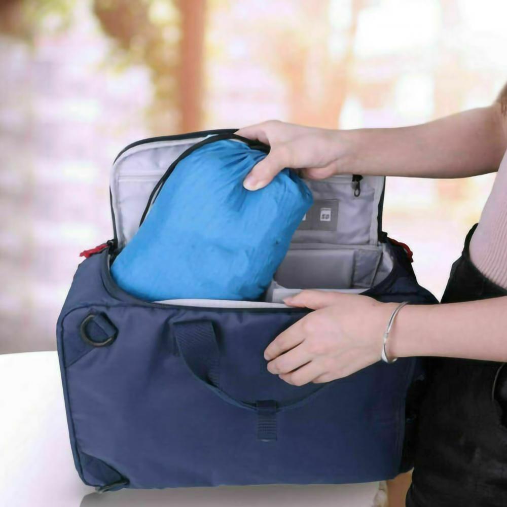 Nylon 210T Võng 260X140CM Cắm Trại Võng Ngoài Trời Sân Vườn Di Động Đôi Võng Treo Giường Treo Xoay