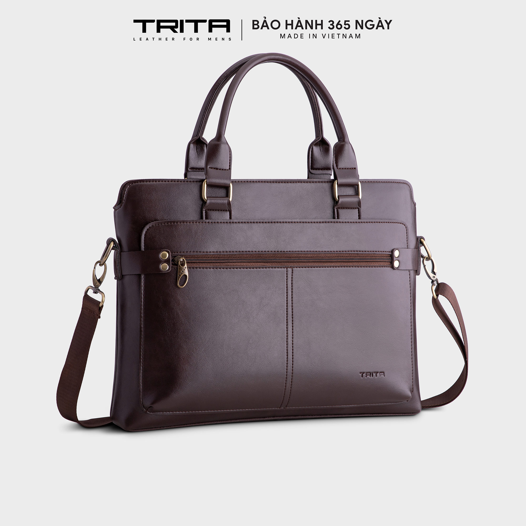 Cặp Nam Công Sở Trita Tca12 - Nâu