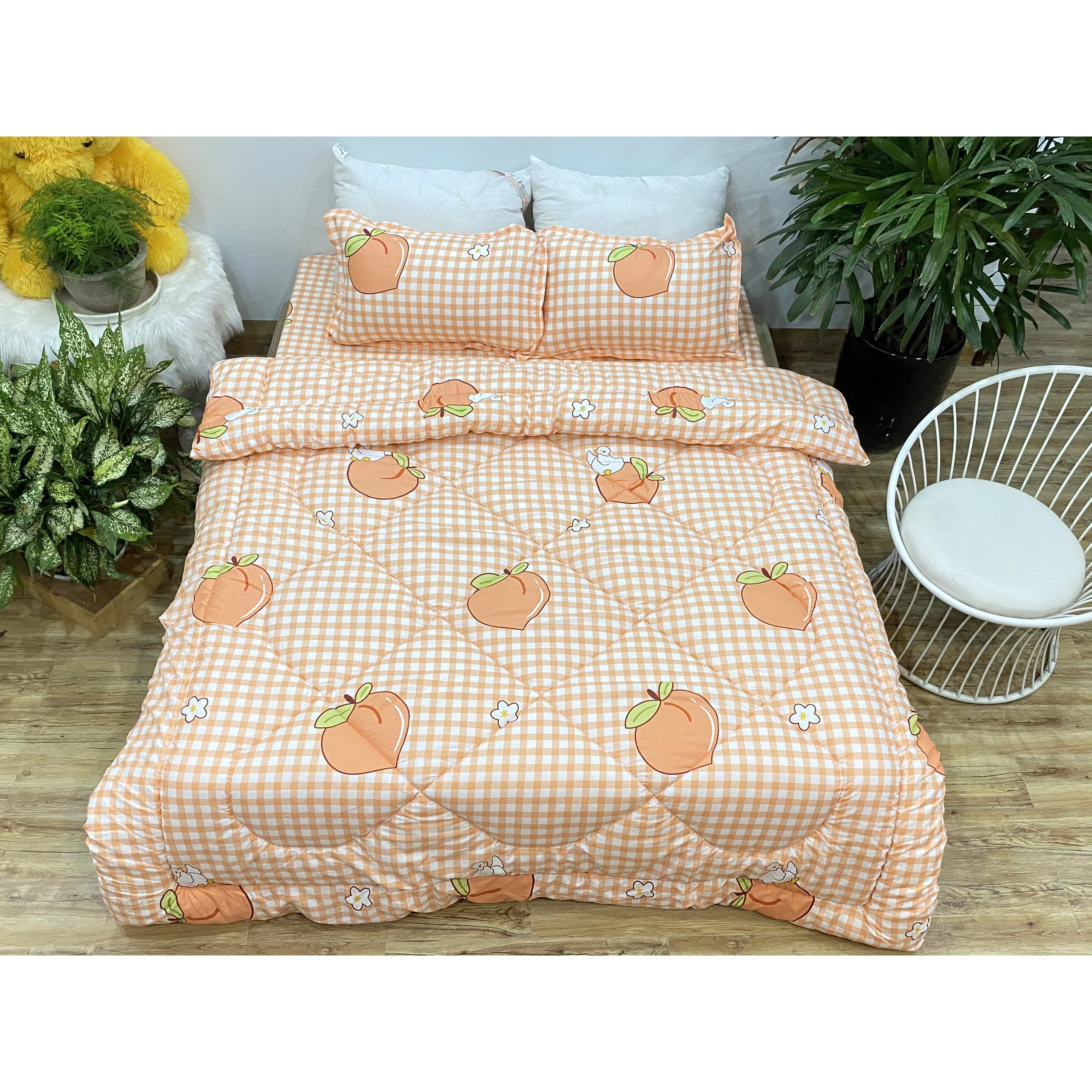 Bộ Chăn Phao 5 Món Mẫu Phao 36