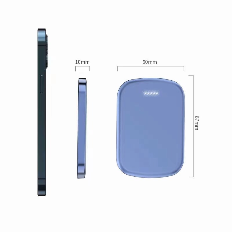 Pin Sạc Dự Phòng Di Động 2 Project W1 5000 mAh Sạc Nhanh Không Dây 15W  Tích Hợp Sạc Type-C 18W Nhỏ Gọn Có Nam Châm Từ Gắn Chặt Điện Thoại Không Sợ Rơi - Hàng Chính Hãng