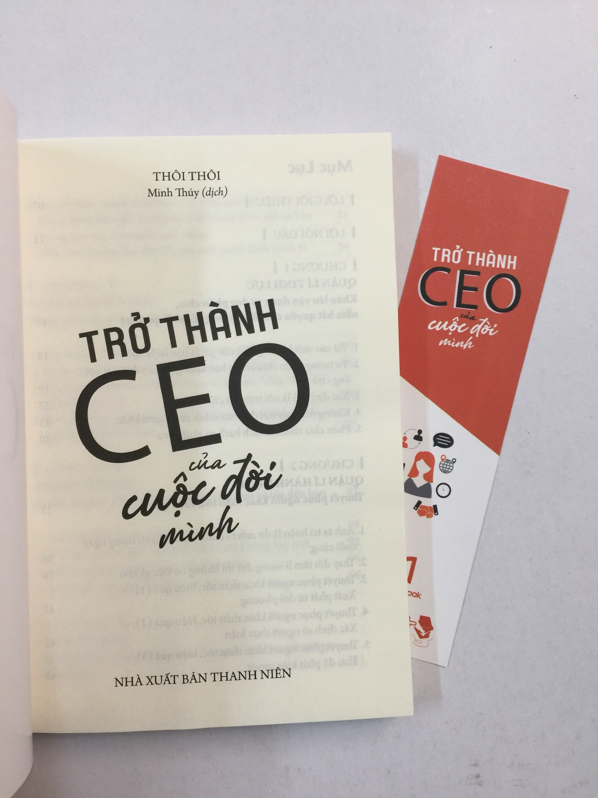 Sách tư duy kỹ năng sống - Trở Thành CEO Của Cuộc Đời Mình (Bookmark)