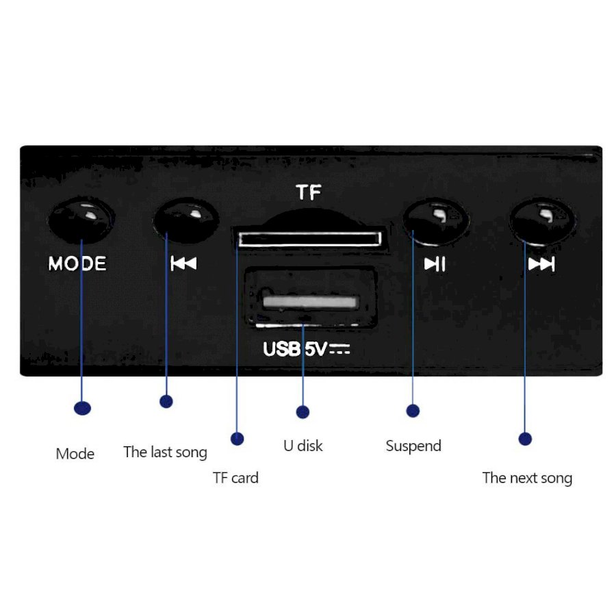 Bộ 3 máy tính D-223 hỗ trợ Bluetooth, USB, thẻ nhớ, jack 3.5