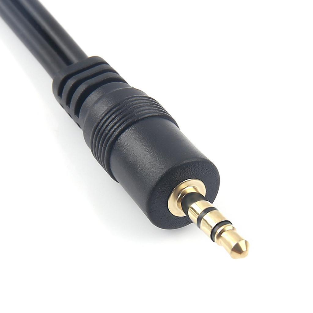 3.5 mm Mini Jack Stereo TRS to Dual XLR Female Y splitter Patch Cable