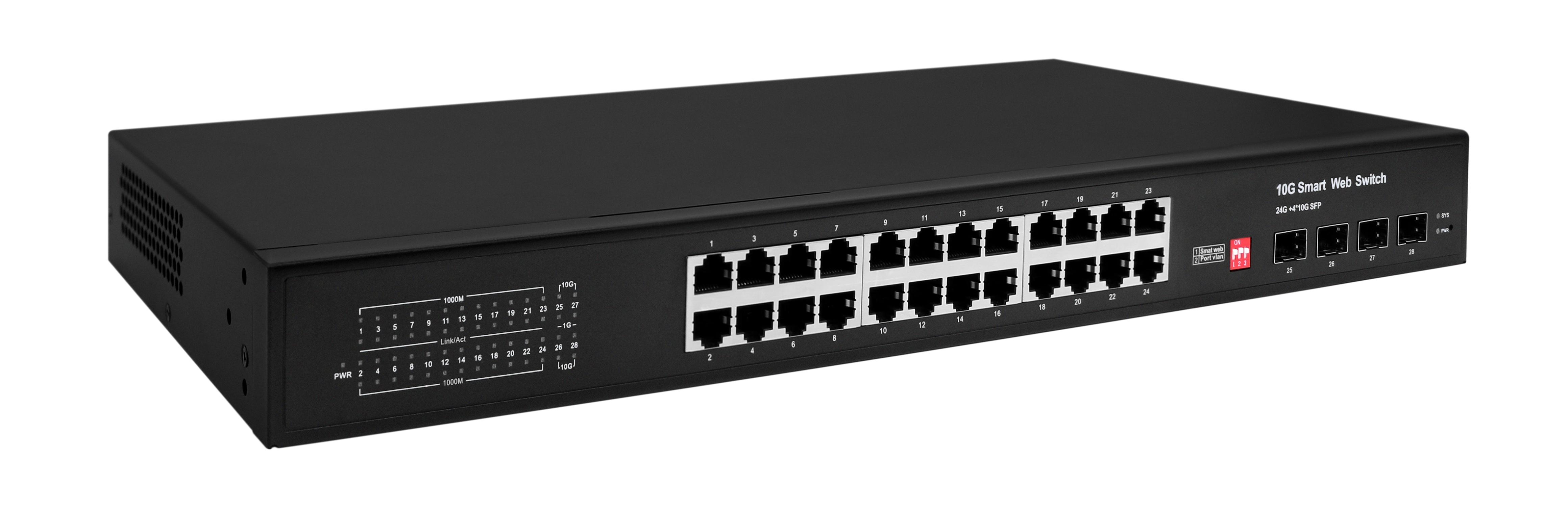 28 Port Managed Web Smart Gigabit Switch- Xmethod Network - Hàng nhập khẩu