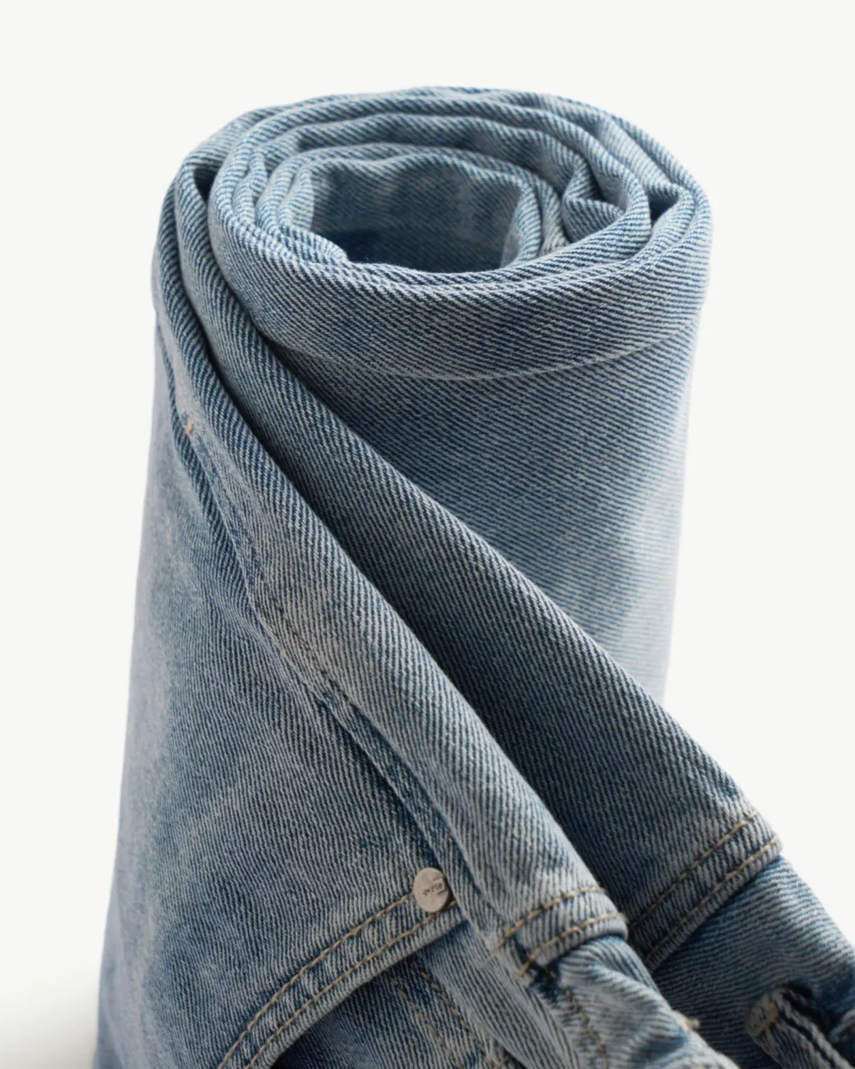 Quần denim nam (Quần jean) thêu túi sau form straight - RT 10S25DPA009 | ROUTINE CÀ MAU