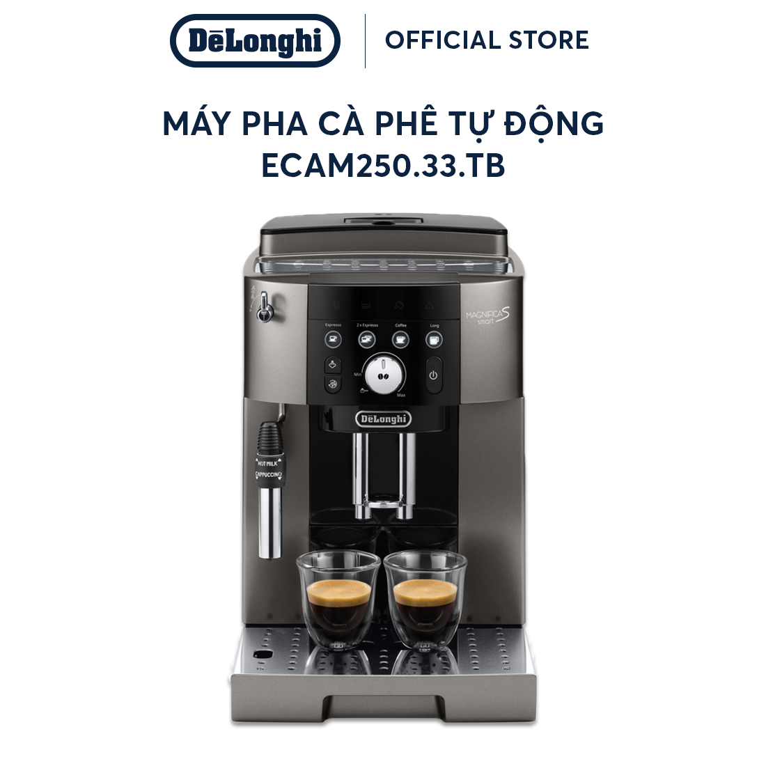 [Hàng chính hãng] Máy pha cà phê tự động Delonghi Magnifica S Smart ECAM250.33.TB