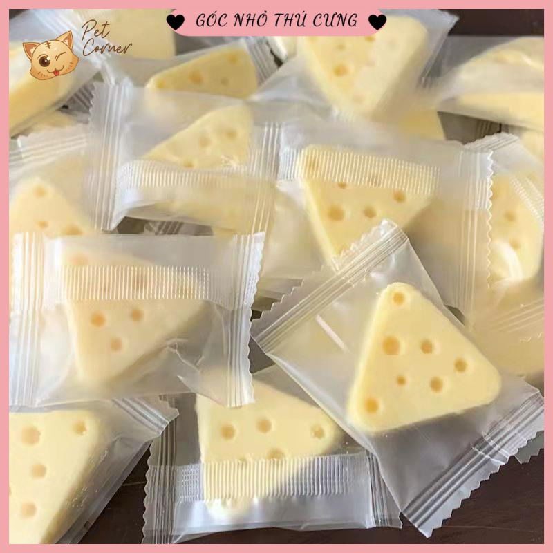 Phô mai siêu thơm ngon, béo ngậy, giàu dinh dưỡng cho chó mèo, chuột hamster