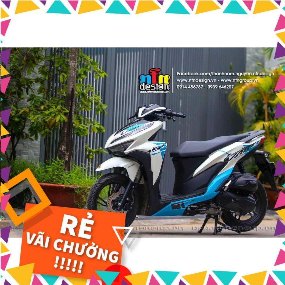 Tem Rời Vario 2018 Mẫu Malay Zin Trắng Xanh