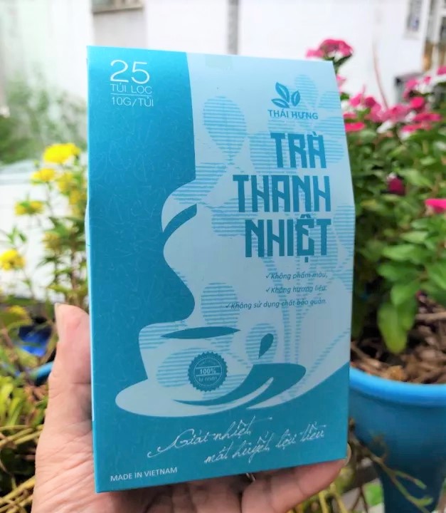 Trà Thanh Nhiệt Thái Bình Giải nhiệt, mát huyết, lợi tiểu - 25 túi lọc x 10g