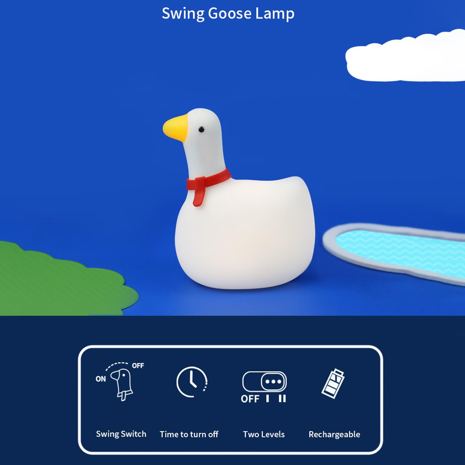 Lovely LED Night Light Nightlight USB Rechargeable for Living Room Office