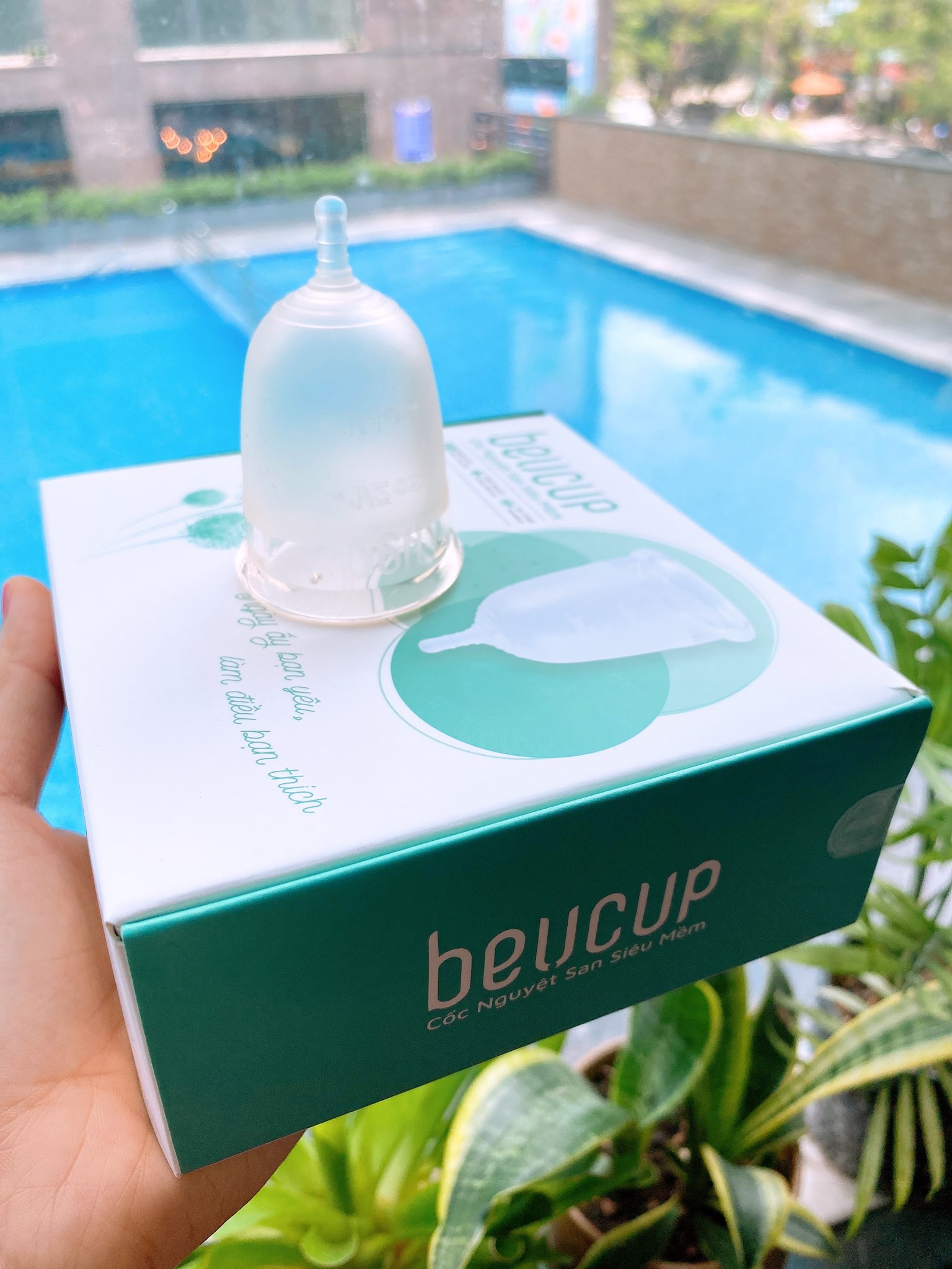 Hàng chính hãng - Hộp Cốc Nguyệt San Siêu Mềm BeU Cup, ISO 13485, Chứng chỉ FDA