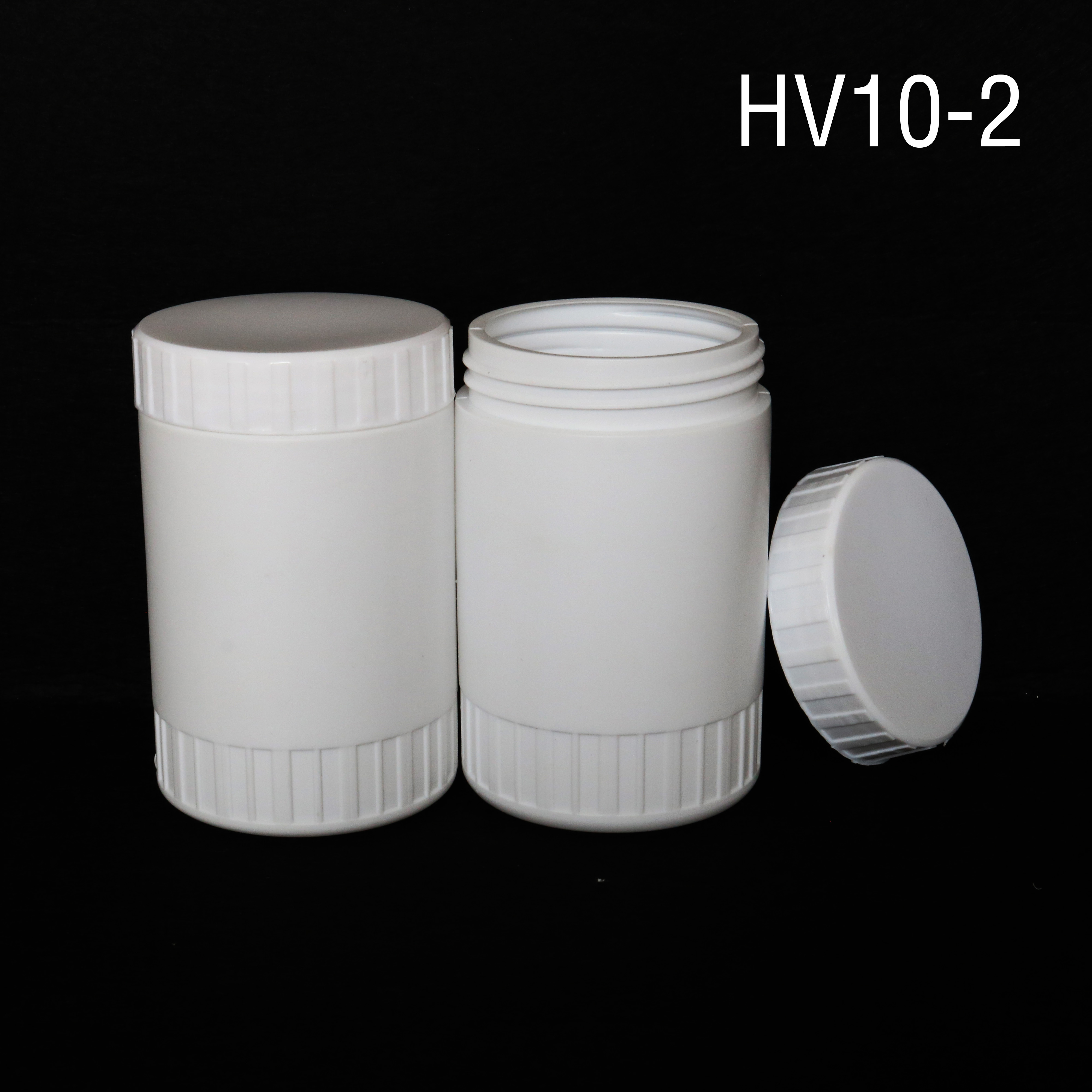 Hủ Nhựa Trắng Đục Nắp Vặn HV10 - 2 Đựng 200G Bột Mịn
