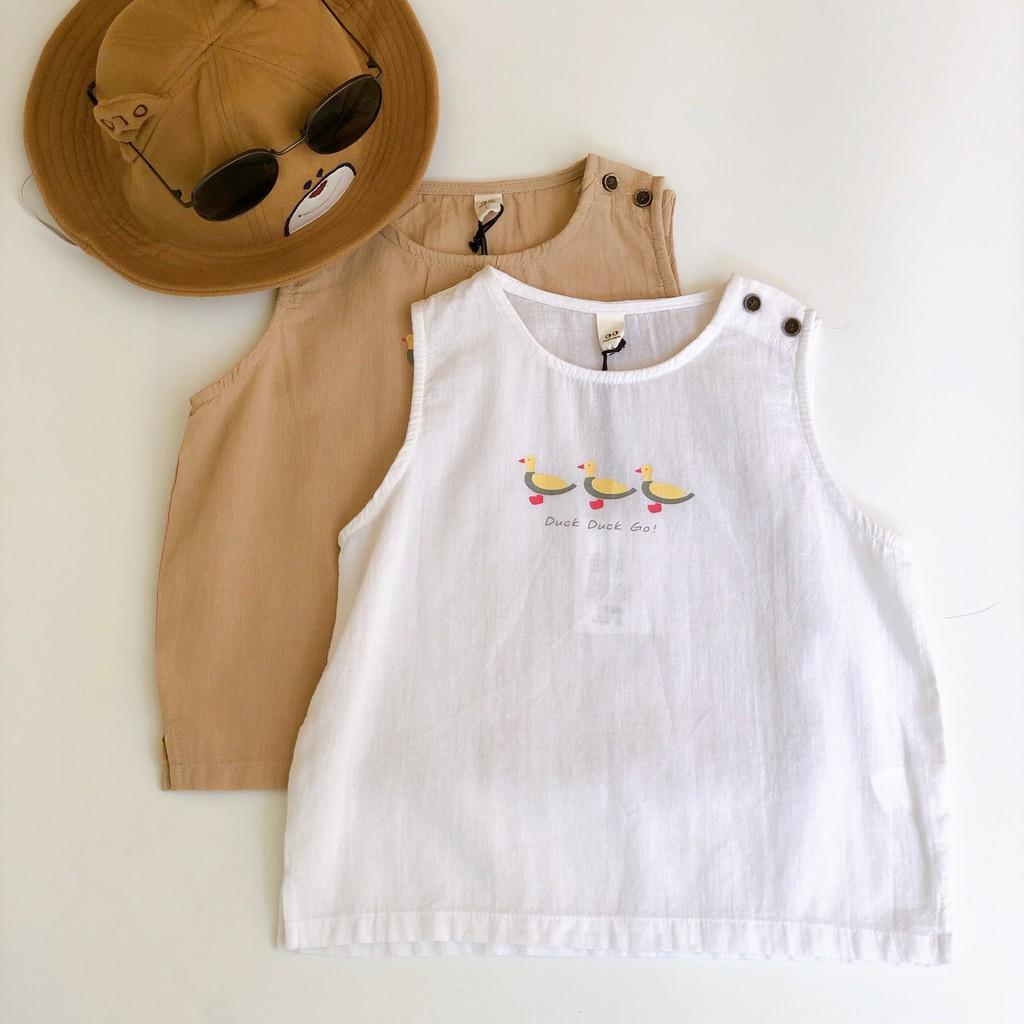 BL07 ÁO TANKTOP TRẺ EM - CPKID LINEN - CHẤT ĐŨI THOÁNG MÁT CHO BÉ