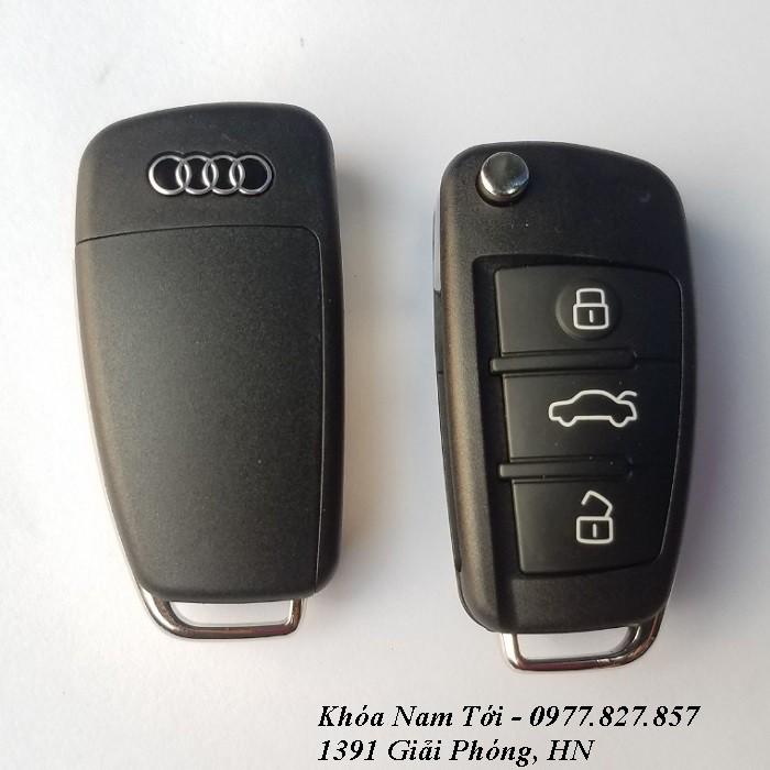 Vỏ chìa khóa xe ô tô Audi dạng gập, dành cho xe đời cũ