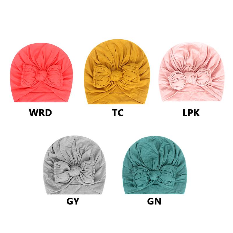 Mũ Turban Thắt Nơ Cho Bé Gái