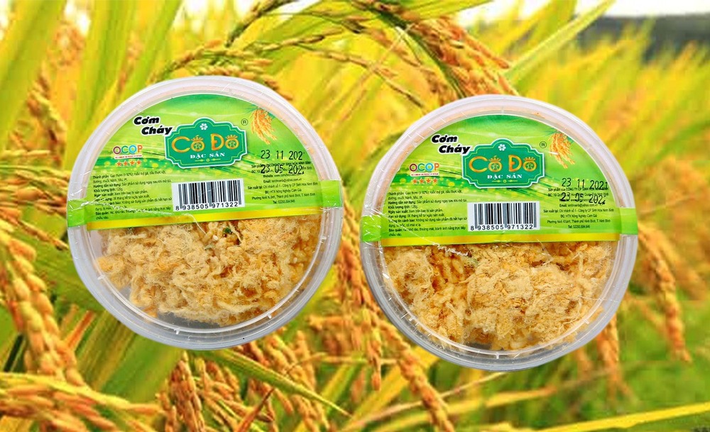 cơm cháy cố đô hộp nhựa 120g