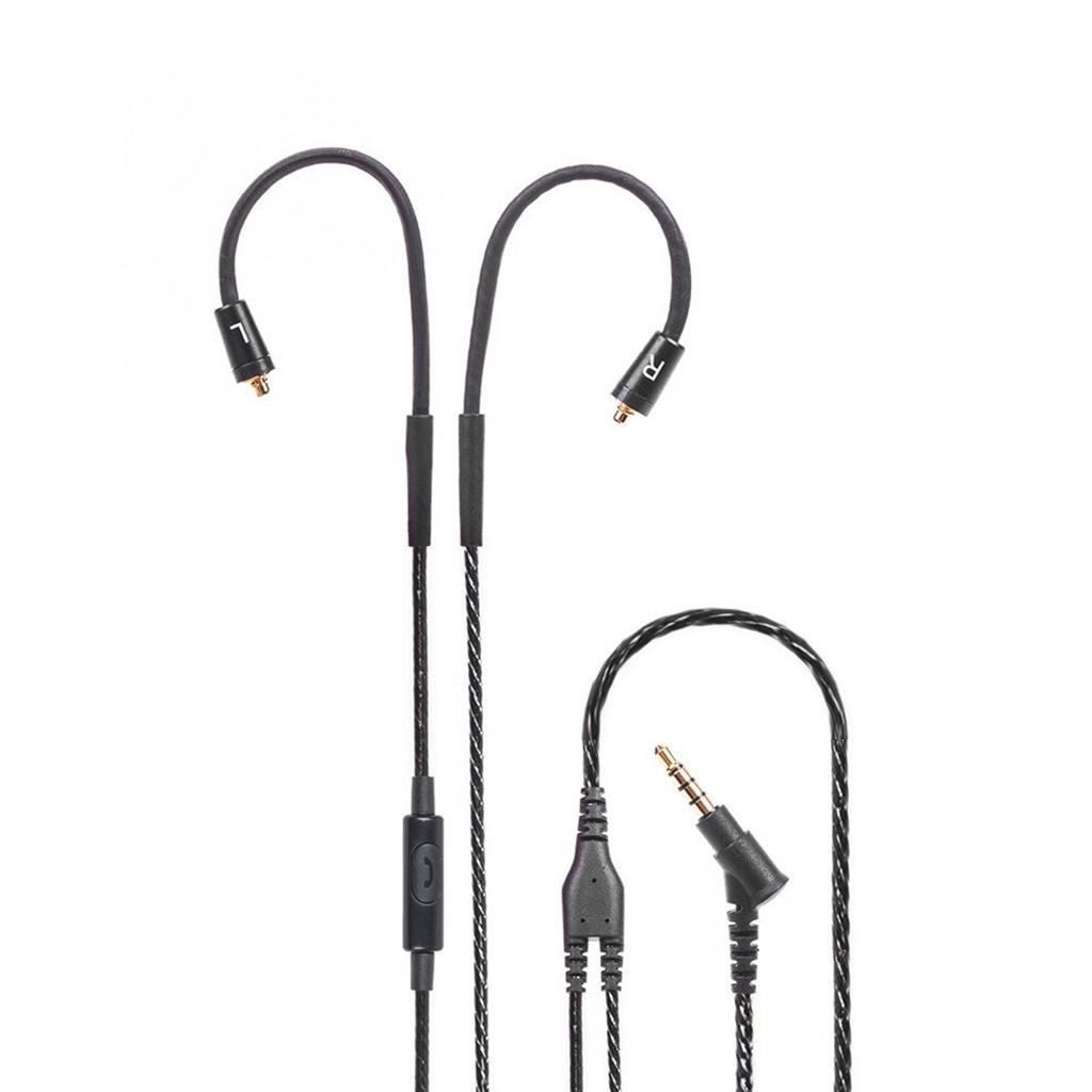 Detachable Earphone Cable , Replacement Upgrade Audio Cable Cord with Mic Function for Shure SE215 SE315 SE425 SE535 UE900