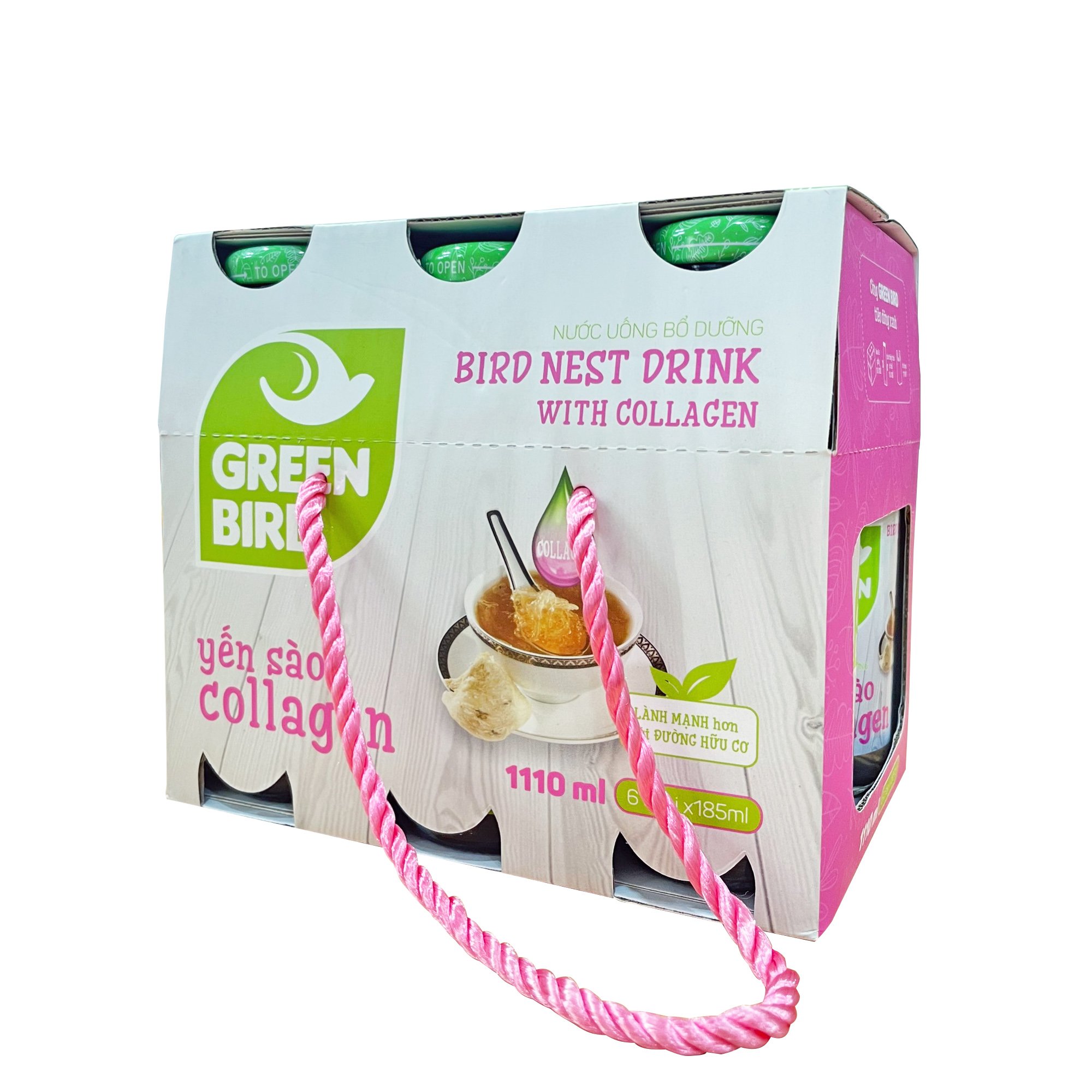 Lốc Green Bird - Nước Uống Bổ Dưỡng Yến Sào và Collagen -