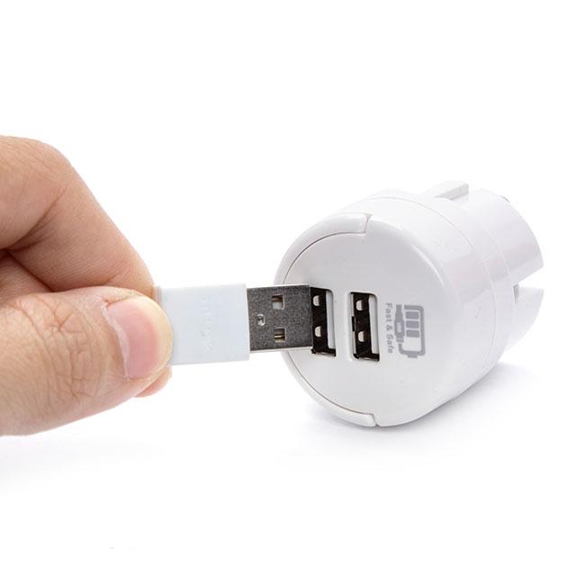 Củ sạc 2 cổng USB 2.1 - Hãng phân phối chính thức