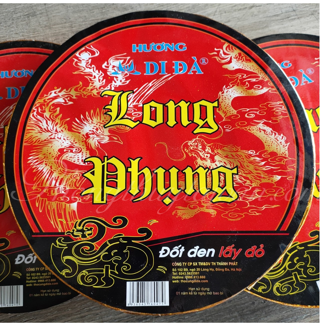 Nhang vòng Long Phụng 1 vòng dùng 3 ngày (không độc hại)