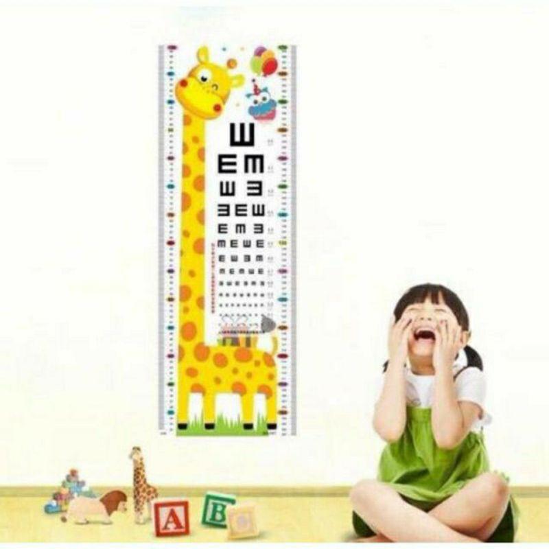 Decal đo chiều cao dán tường cho bé