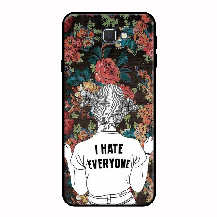Ốp lưng điện thoại Samsung Galaxy J7 Prime viền dẻo TPU BST Cô Nàng Cá Tính Mẫu 1