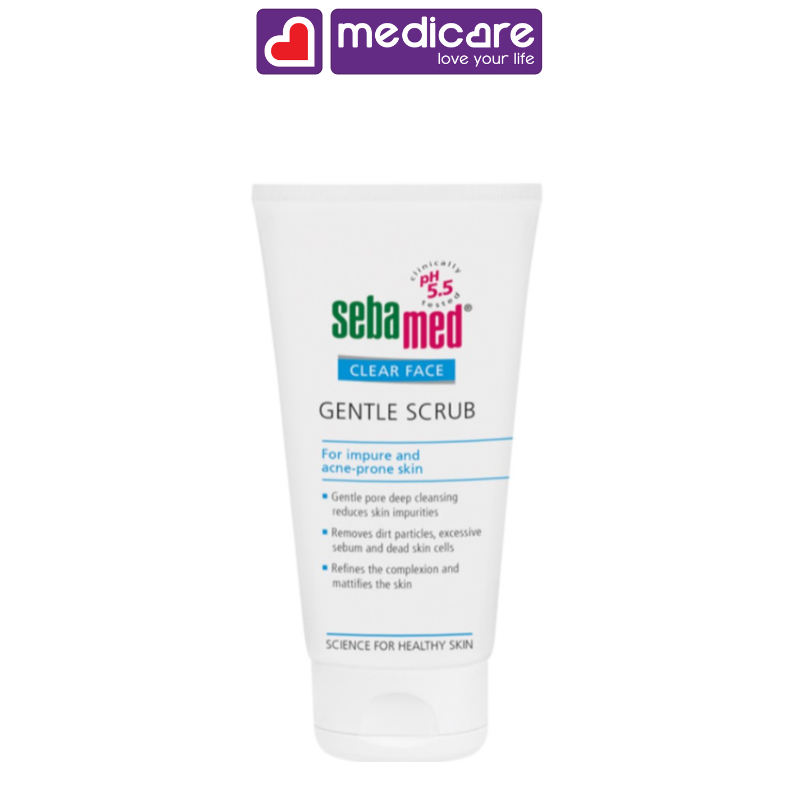 Kem SEBAMED tẩy tế bào chết Ph5.5 150ml