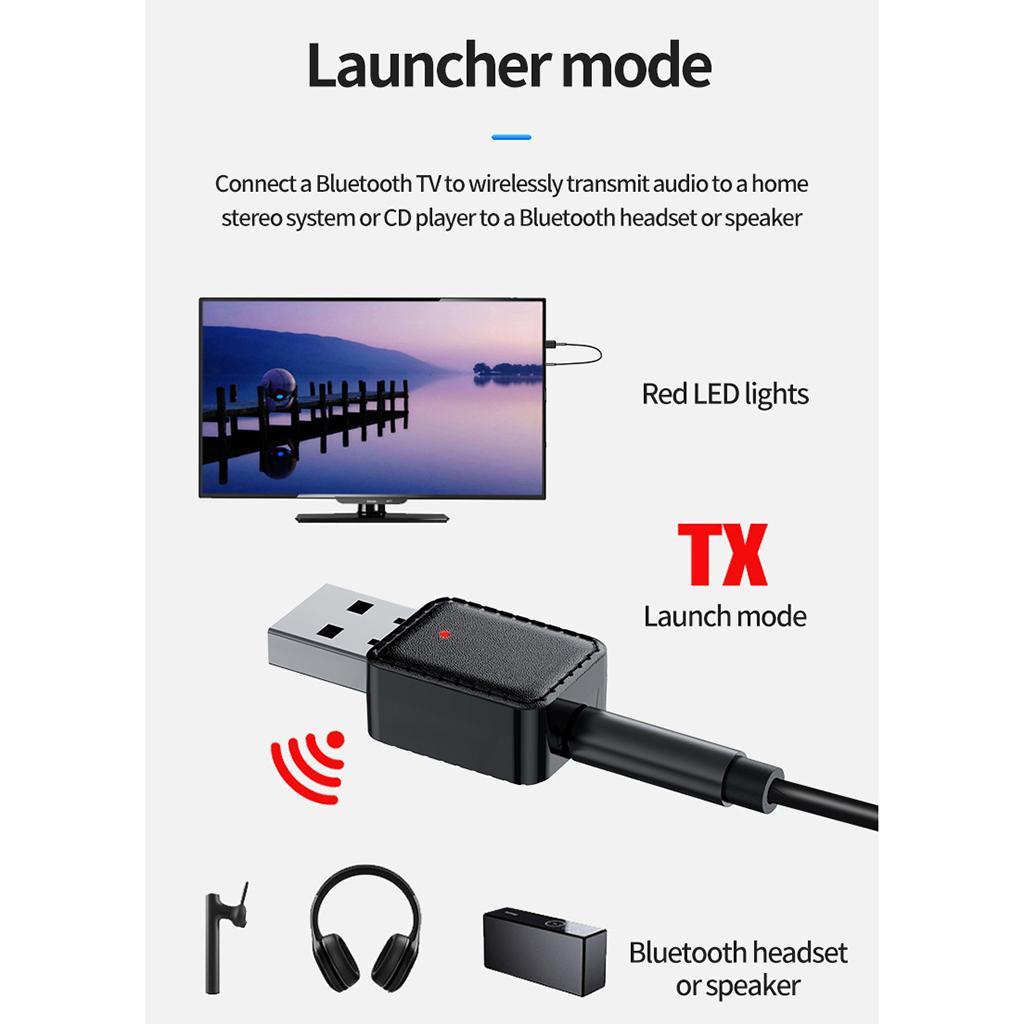 USB  and Receiver Bluetooth 5.5mm Wireless Bluetooth Adapter 2