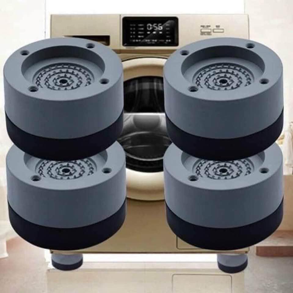 Bộ 4 Miếng Cao Su Chống Rung Máy Giặt, Chân Kê máy Giặt Cao Cấp - Cách Ly Tiếng Ồn Hiệu Quả