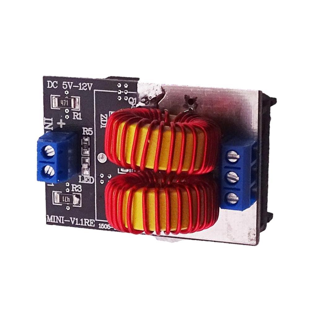 120W ZVS Induction Heating Board High Voltage Generator Heater Coil DC5-15V