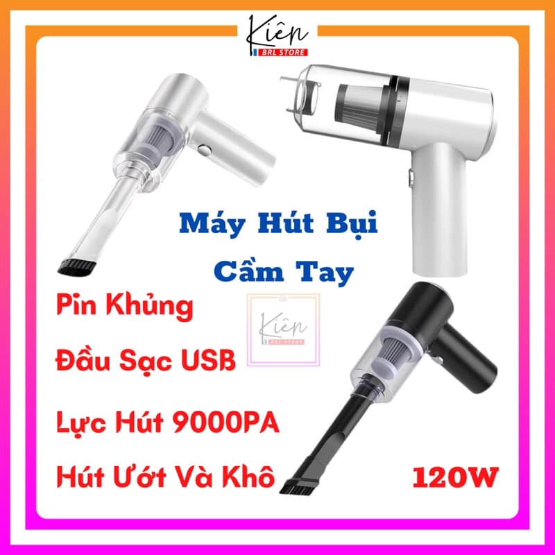 MÁY HÚT BỤI MINI KHÔNG DÂY TRÊN Ô TÔ XCQ 103 TIỆN DỤNG