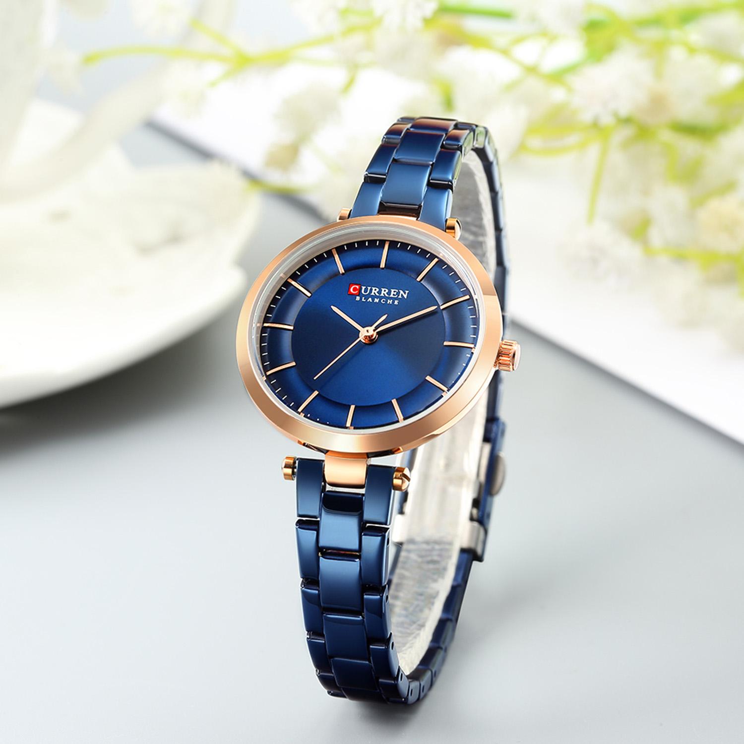 Đồng hồ nữ chống nước đa năng Fahion thạch anh Curren