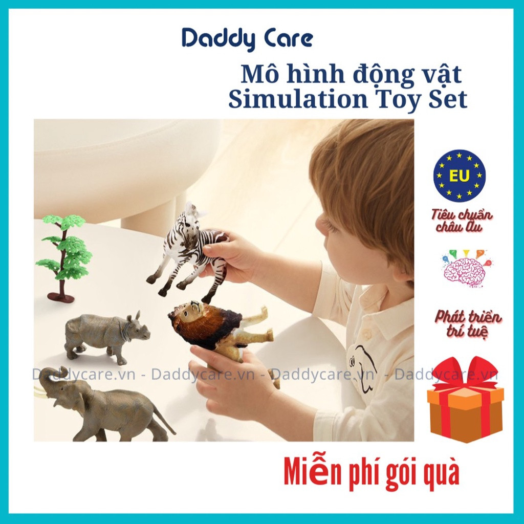 Đồ Chơi Mô Hình Động Vật Similation Toy Set Mideer, Đồ Chơi Giáo Dục Cho Bé 2,3,4,5,6 tuổi