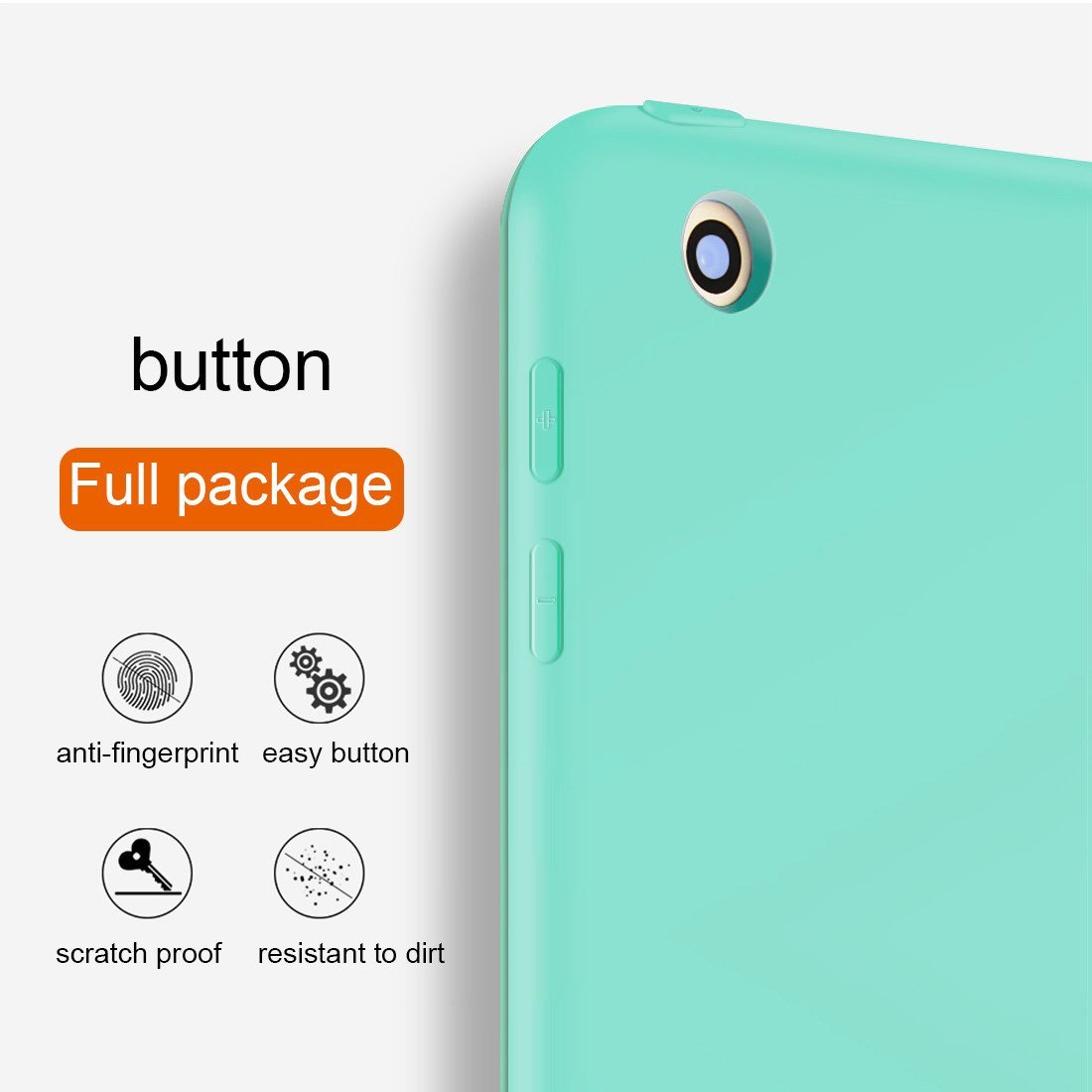 Bao da doanh nhân PKCB silicone dẻo - Smart cover dành cho iPad mini 123 - Hàng Chính hãng