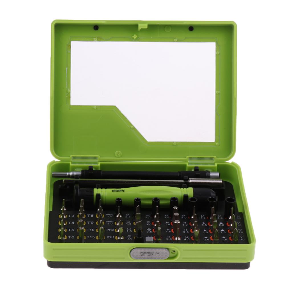 53In1 Opening Repair Tools Kit Screwdriver Accessories for Slotted/Phillips