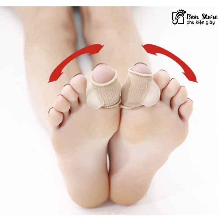 (1 cái) đệm ngón chân silicon - duỗi thẳng ngón chân bị vẹo, chồng lên nhau, ngón chân cái búa #sil69