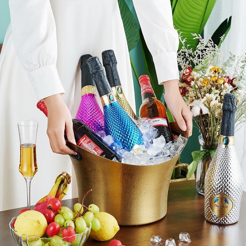 Xô Đá Inox Cao Cấp Ướp 10 Lít - Gold