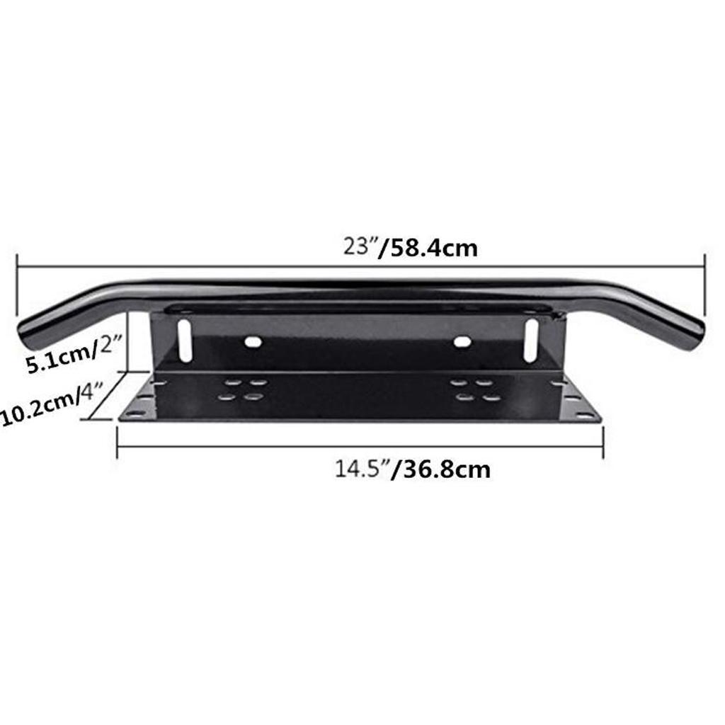 Car Auto Aluminum Alloy Tail Lamp Brake Light Adjustable License Number Plate Bracket Holder Adapter