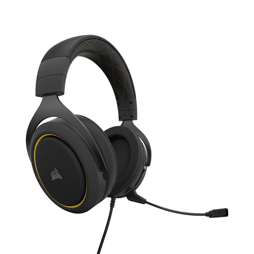 Hình ảnh Tai nghe Corsair HS60 PRO Surround 7.1 Yellow- HÀNG CHÍNH HÃNG