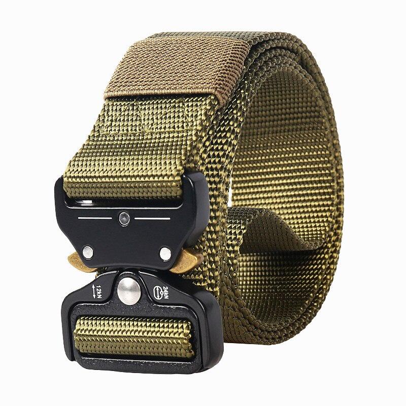 2020 New Men Tactical Belt Adjustable Heavy Duty Military Tactical Waist Belts With Metal Buckle Nylon Belt Hunting Accessories