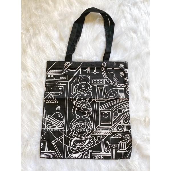 Túi tote canvas vải bảo vệ môi trương túi tote vải trắng ngà ulzzang vintage