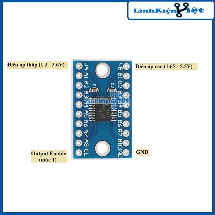 Mạch Chuyển Đổi Mức Logic 2 Chiều 8 Kênh TXS0108