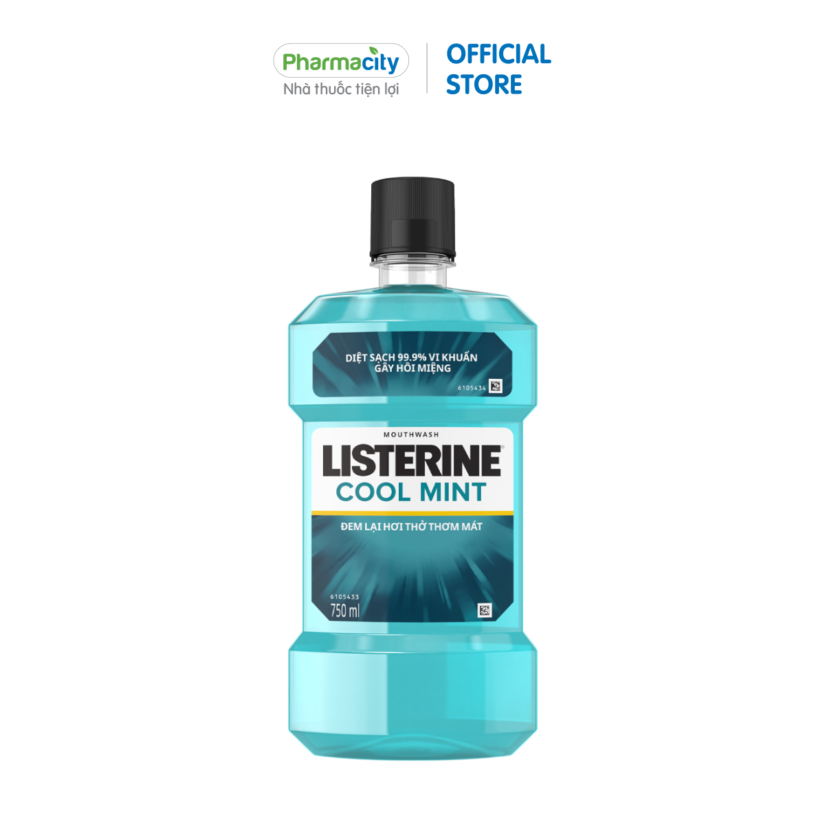 Nước súc miệng Listerine Coolmint (750ml)