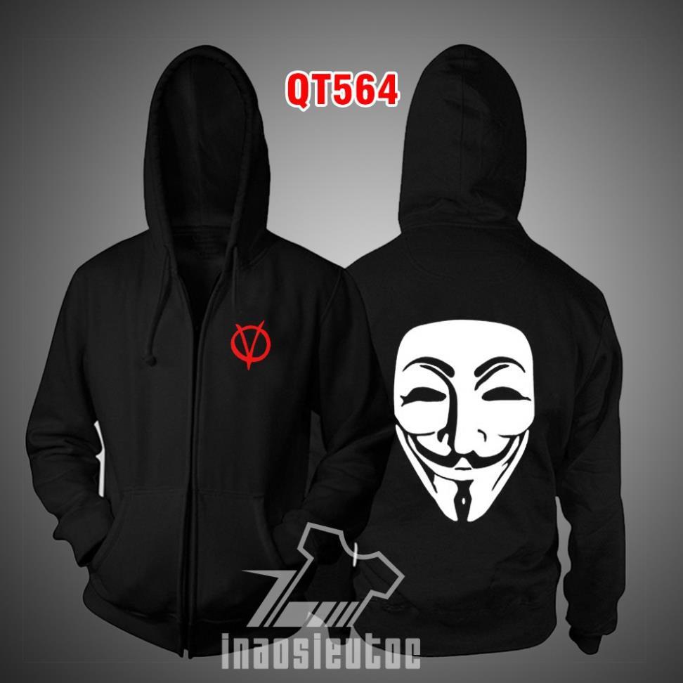 Áo khoác Hacker Anonymous đẹp giá rẻ chất lượng